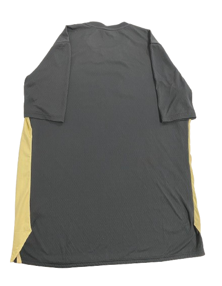 Eric Hunter Jr. Purdue Basketball Player Exclusive Pre-Game Warm-Up Short Sleeve Shooting Shirt (Size L)
