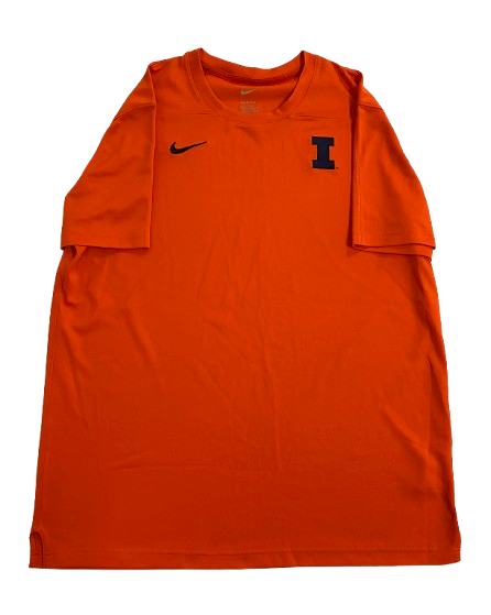 Marcus Domask Illinois Basketball Team Issued Workout Shirt (Size XL)