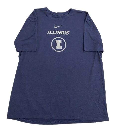Marcus Domask Illinois Basketball Team Issued Workout Shirt (Size XL)