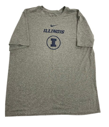 Marcus Domask Illinois Basketball Team Issued Workout Shirt (Size XL)