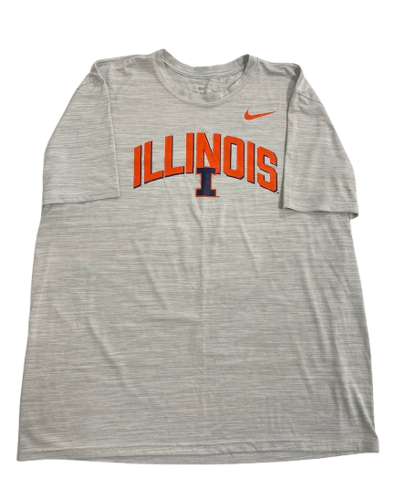 Marcus Domask Illinois Basketball Team Issued Workout Shirt (Size XL)