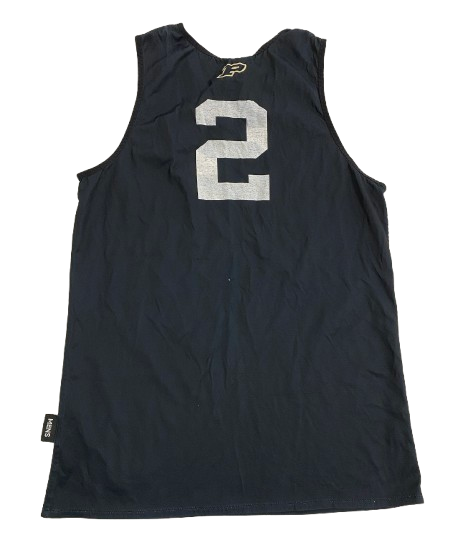Eric Hunter Jr. Purdue Basketball Player Exclusive Reversible Practice Jersey (Size M)