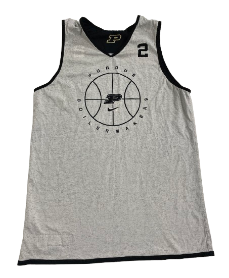 Eric Hunter Jr. Purdue Basketball Player Exclusive Reversible Practice Jersey (Size M)