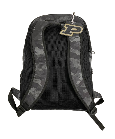 Eric Hunter Jr. Purdue Basketball Player Exclusive Travel Backpack with Number & Travel Tag