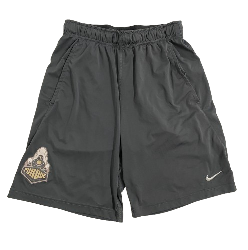 Eric Hunter Jr. Purdue Basketball Team Issued Workout Shorts (Size M)