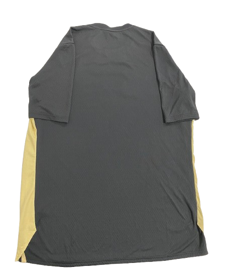 Eric Hunter Jr. Purdue Basketball Player Exclusive Pre-Game Warm-Up Short Sleeve Shooting Shirt (Size XLT)