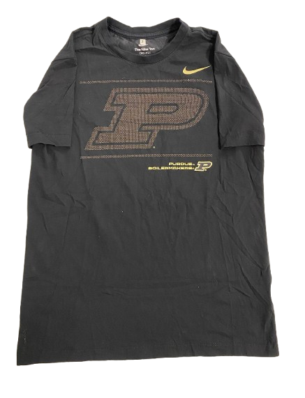 Eric Hunter Jr. Purdue Basketball Team Issued Workout Shirt (Size M)