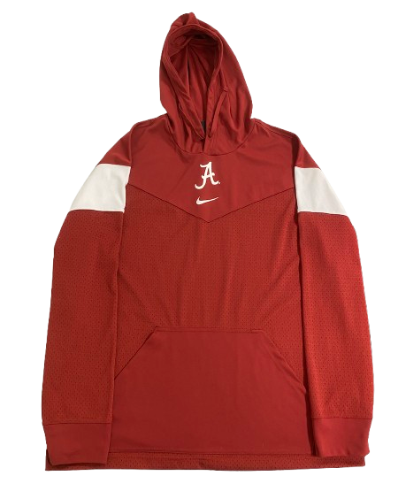 Jahvon Quinerly Alabama Basketball Team Issued Performance Hoodie (Size L)