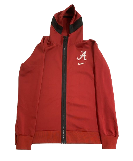 Jahvon Quinerly Alabama Basketball Player Exclusive Pre-Game Warm-Up Jacket (Size L)