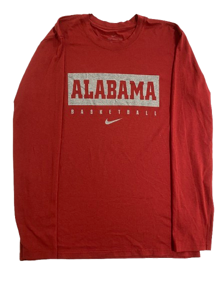 Jahvon Quinerly Alabama Basketball Player Exclusive Long Sleeve Shirt (Size M)