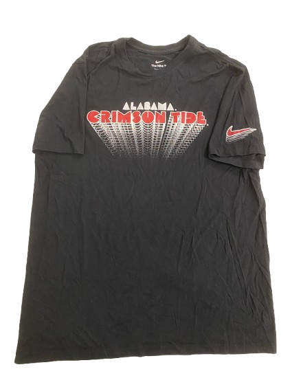 Jahvon Quinerly Alabama Basketball Team Issued Workout Shirt (Size L)