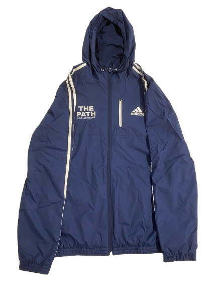 Jahvon Quinerly "ADIDAS THE PATH Los Angeles" Basketball Jacket (Size L)