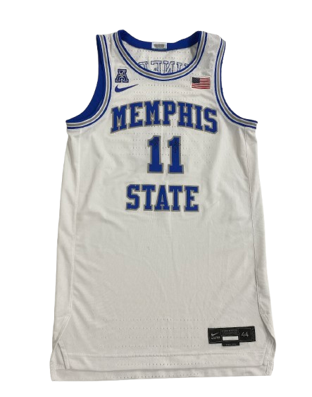 Jahvon Quinerly Memphis Basketball 2023-2024 Signed Game Worn Jersey