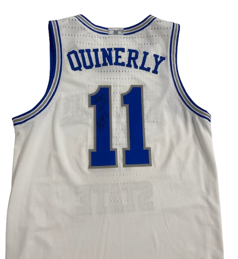 Jahvon Quinerly Memphis Basketball 2023-2024 Signed Game Worn Jersey