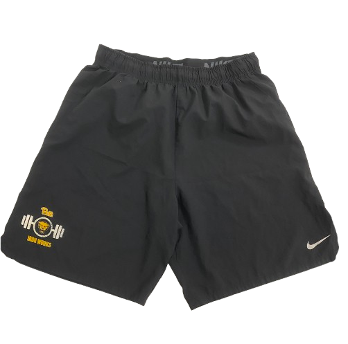 Daejon Reynolds Pittsburgh Football Player Exclusive "IRON WORKS Strength & Conditioning" Workout Shorts (Size L)
