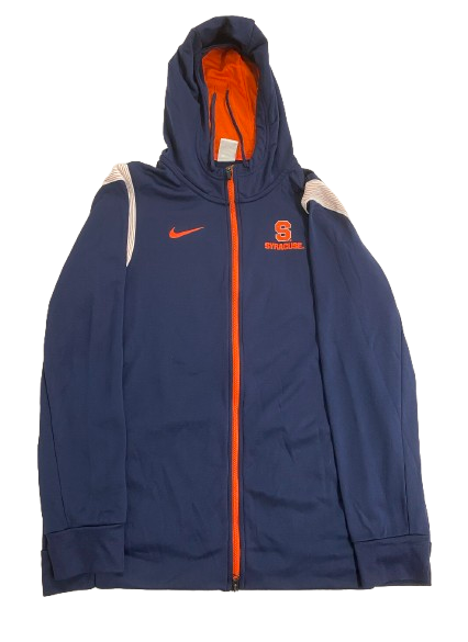 Justin Lamson Syracuse Football Team Issued Zip-Up Jacket (Size XL)
