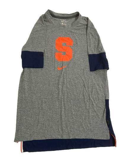 Justin Lamson Syracuse Football Team Issued Workout Shirt (Size L)