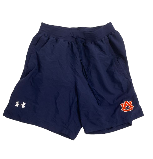 Caleb Burton Auburn Football Team Issued Workout Shorts (Size M)