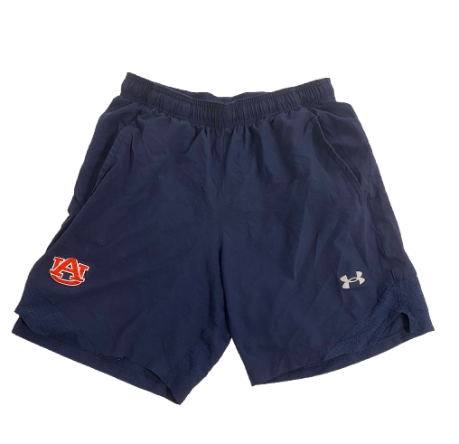 Caleb Burton Auburn Football Team Issued Workout Shorts (Size M)