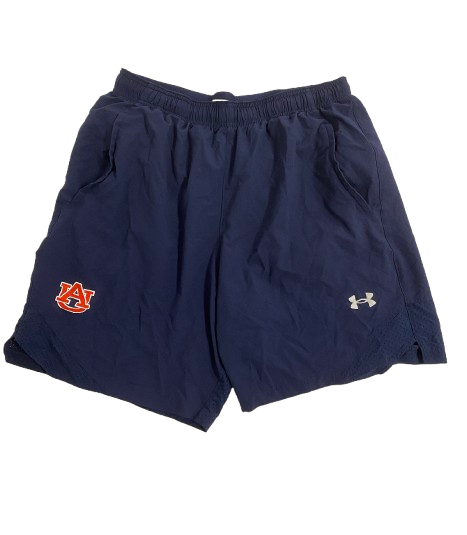 Caleb Burton Auburn Football Team Issued Workout Shorts (Size L)