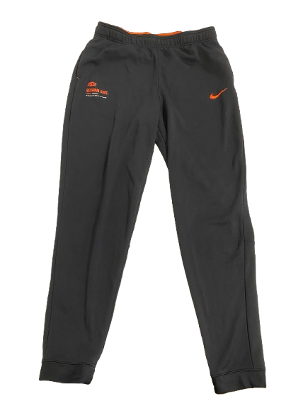 Alan Bowman Oklahoma State Football Team Issued Sweatpants (Size L)