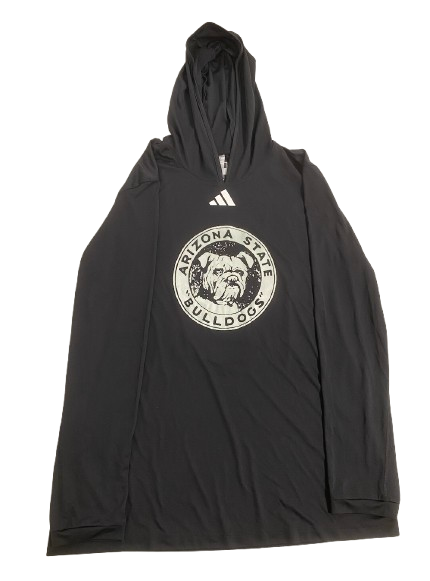 Andre Johnson Arizona State Football Player Exclusive Retro "BULLDOGS" Performance Hoodie (Size XL)