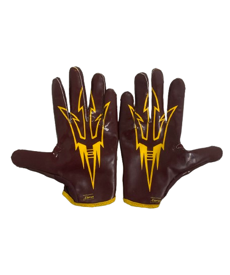 Andre Johnson Arizona State Football Player Exclusive Gloves (Size XL)
