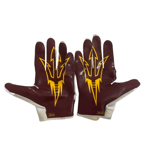 Andre Johnson Arizona State Football Player Exclusive Gloves (Size XL)