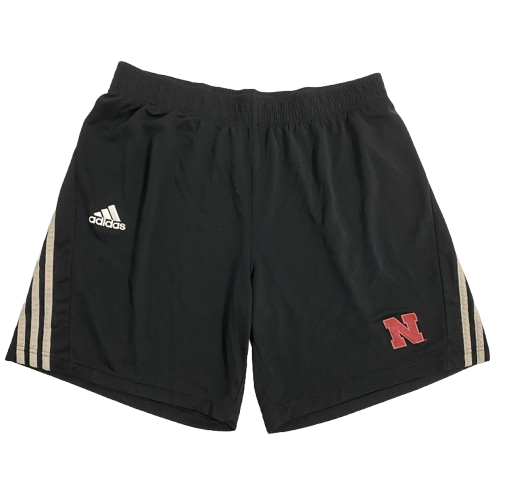 Princewill Umanmielen Nebraska Football Team Issued Workout Shorts (Size XL)
