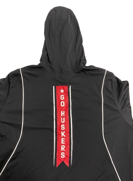 Princewill Umanmielen Nebraska Football Player Exclusive Performance Hoodie (Size XL)