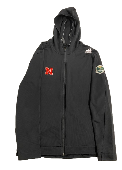 Princewill Umanmielen Nebraska Football Player Exclusive "2022 Ireland Game" Zip-Up Jacket (Size XL)