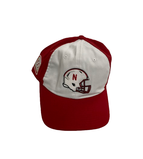 Princewill Umanmielen Nebraska Football Team Issued "100 Years Memorial Stadium" Hat
