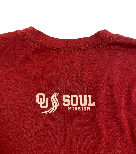 Javian Hester Oklahoma Football Player Exclusive Workout Shirt (Size L)