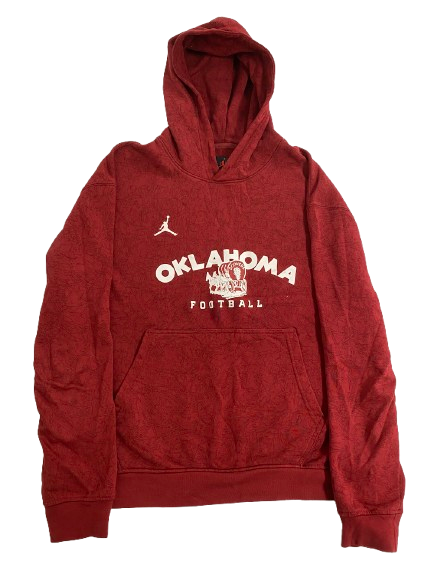 Javian Hester Oklahoma Football Player Exclusive Retro Sweatshirt (Size L)