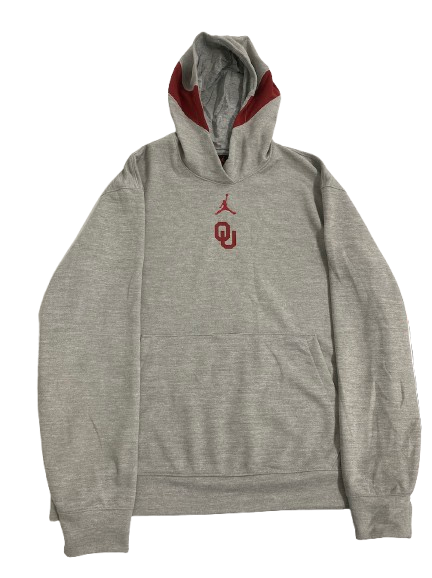 Javian Hester Oklahoma Football Team Issued Sweatshirt (Size L)