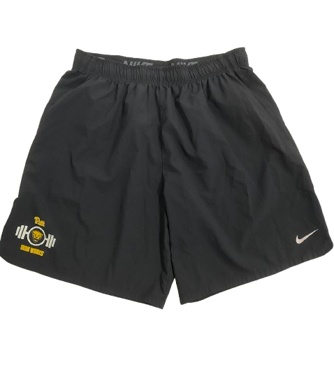 Daejon Reynolds Pittsburgh Football Player Exclusive "IRON WORKS Strength & Conditioning" Workout Shorts (Size XL)