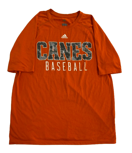 Daniel Federman Miami Baseball Player Exclusive Workout Shirt (Size M)