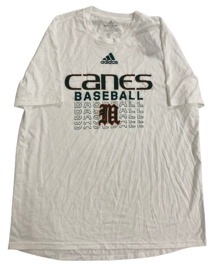 Daniel Federman Miami Baseball Player Exclusive Workout Shirt (Size L)