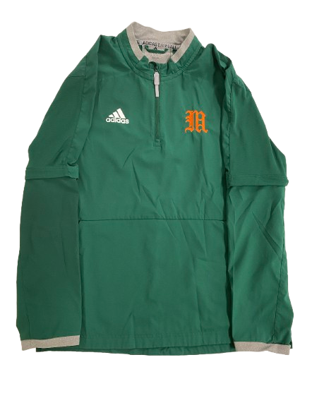 Daniel Federman Miami Baseball Player Exclusive Long Sleeve / Short Sleeve Batting Practice Jacket (Size M)