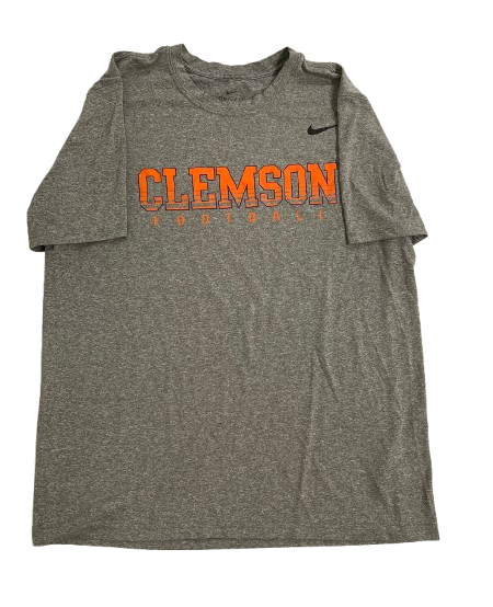 Clemson Football Player Exclusive Workout Shirt (Size L)