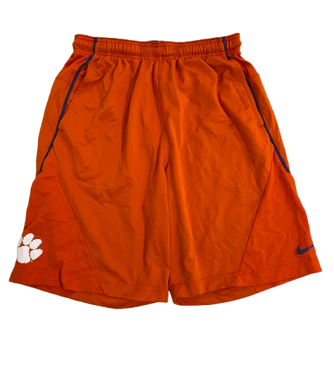 Will Brown Clemson Football Team Issued Workout Shorts (Size L)