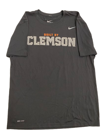 Will Brown Clemson Football Player Exclusive "BUILT TO LAST" Workout Shirt (Size L)