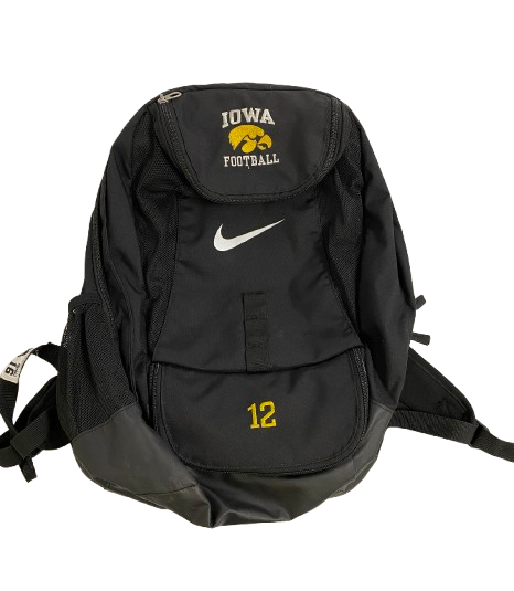 Cade McNamara Iowa Football Player Exclusive Travel Backpack with 