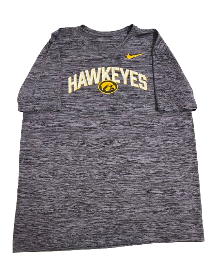 Cade McNamara Iowa Football Team Issued Workout Shirt (Size XL)