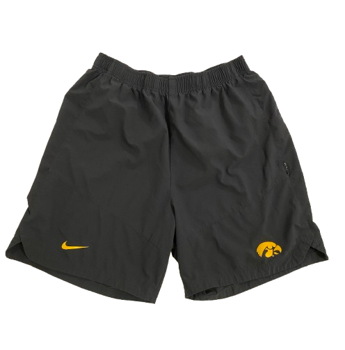 Cade McNamara Iowa Football Team Issued Workout Shorts (Size L)