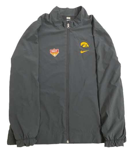 Cade McNamara Iowa Football Player Exclusive "CHEEZ-IT CITRUS BOWL" Zip-Up Jacket (Size XL)