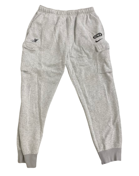 Cade McNamara Iowa Football Player Exclusive Retro Sweatpants (Size L)