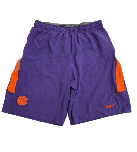 Will Brown Clemson Football Team Issued Workout Shorts (Size XL)