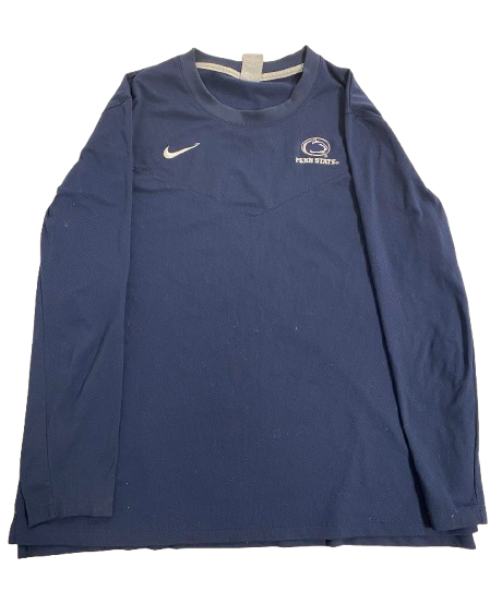 T.A. Cunningham Penn State Football Team Issued Long Sleeve Crewneck Pullover (Size XXL)