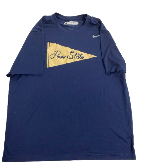 T.A. Cunningham Penn State Football Team Issued Workout Shirt (Size XXL)